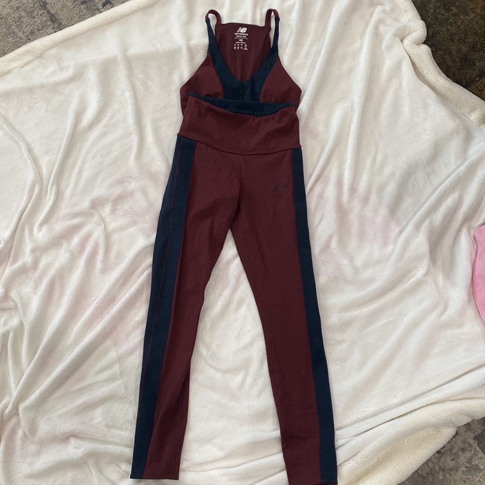 Worn once workout new balance set